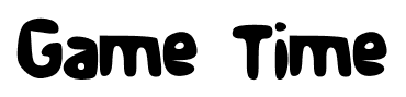 Game Time font